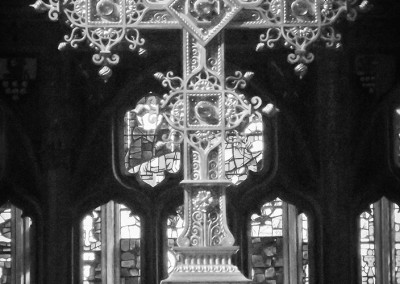 Altar cross at St Mary Redcliffe church