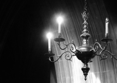 Lamp at St Mary Redcliffe church