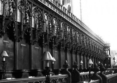 The Choir in the Presbytery at Gloucester Cathedral