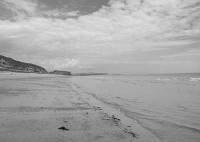 Walking back along Dawlish beach towards Dawlish Warren