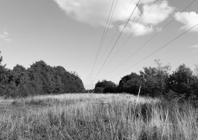 Pylons on a walk by the by River Exe