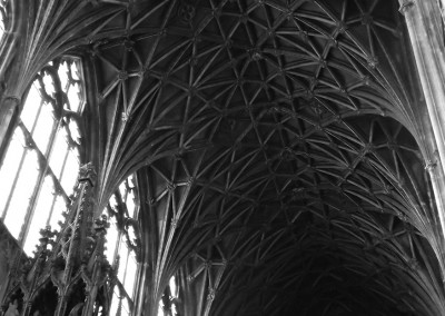 South Transept roof at Gloucester Cathedral