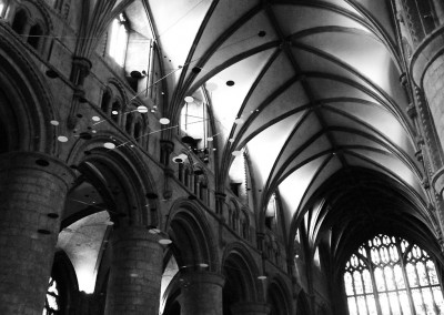 Roof view at Gloucester Cathedral