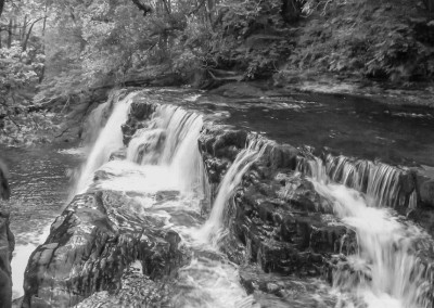 The Sgwd Y Pannwr waterfall in the Brecon Beacons