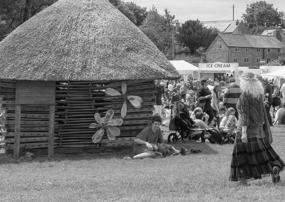 Sheep hurdles at Priddy Folk Festival