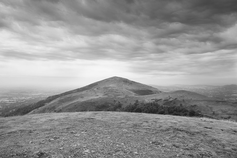 The view from North Hill looking South towards Worcestershire Beacon | Malvern Hills