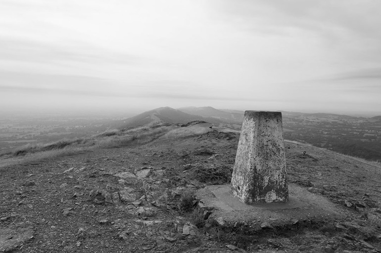 Worcestershire beacon highest point up on the Malvern Hills