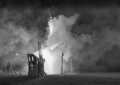 Guy Fawkes night fireworks display at Bishop Road School