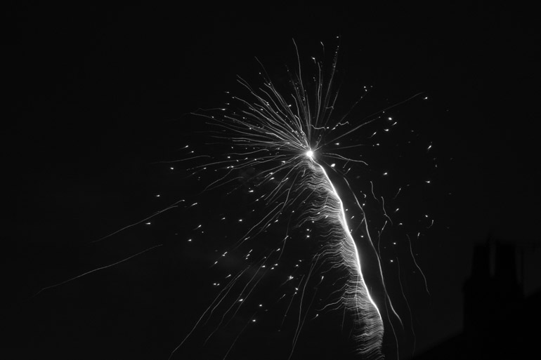 Firework on New Years Eve 2016