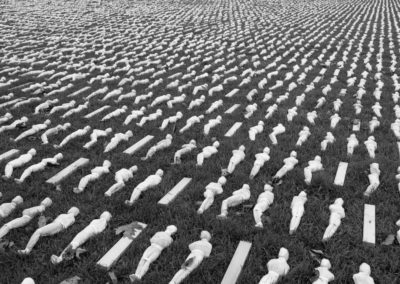 Shrouds of the Somme exhibition long view Bristol 2016