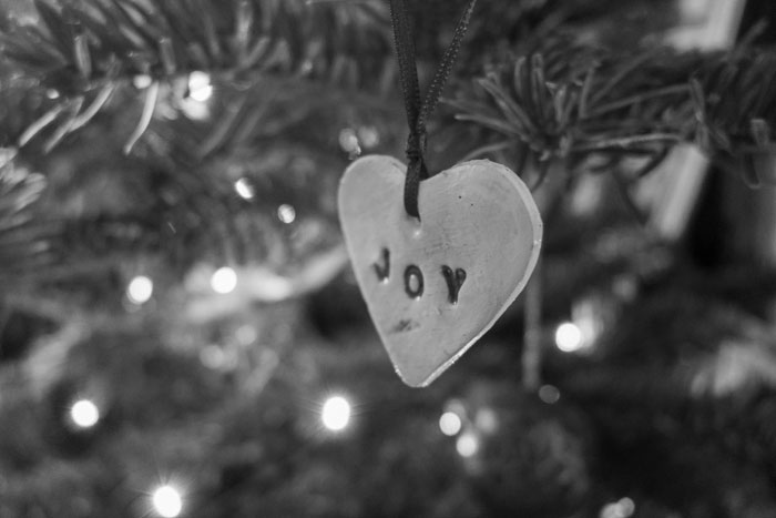 Joy ornament on the Christmas tree - 2019